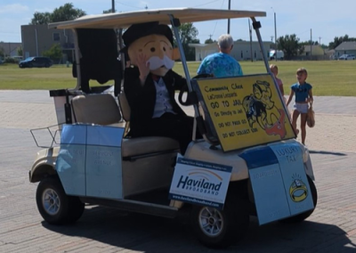 Mr. Monopoly at Kiowa County Homecoming Parade 2023